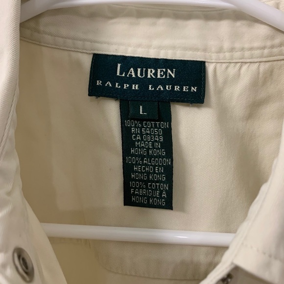 Ralph Lauren Safari Tan Tank Top crochet‎ Pockets - Picture 2 of 4